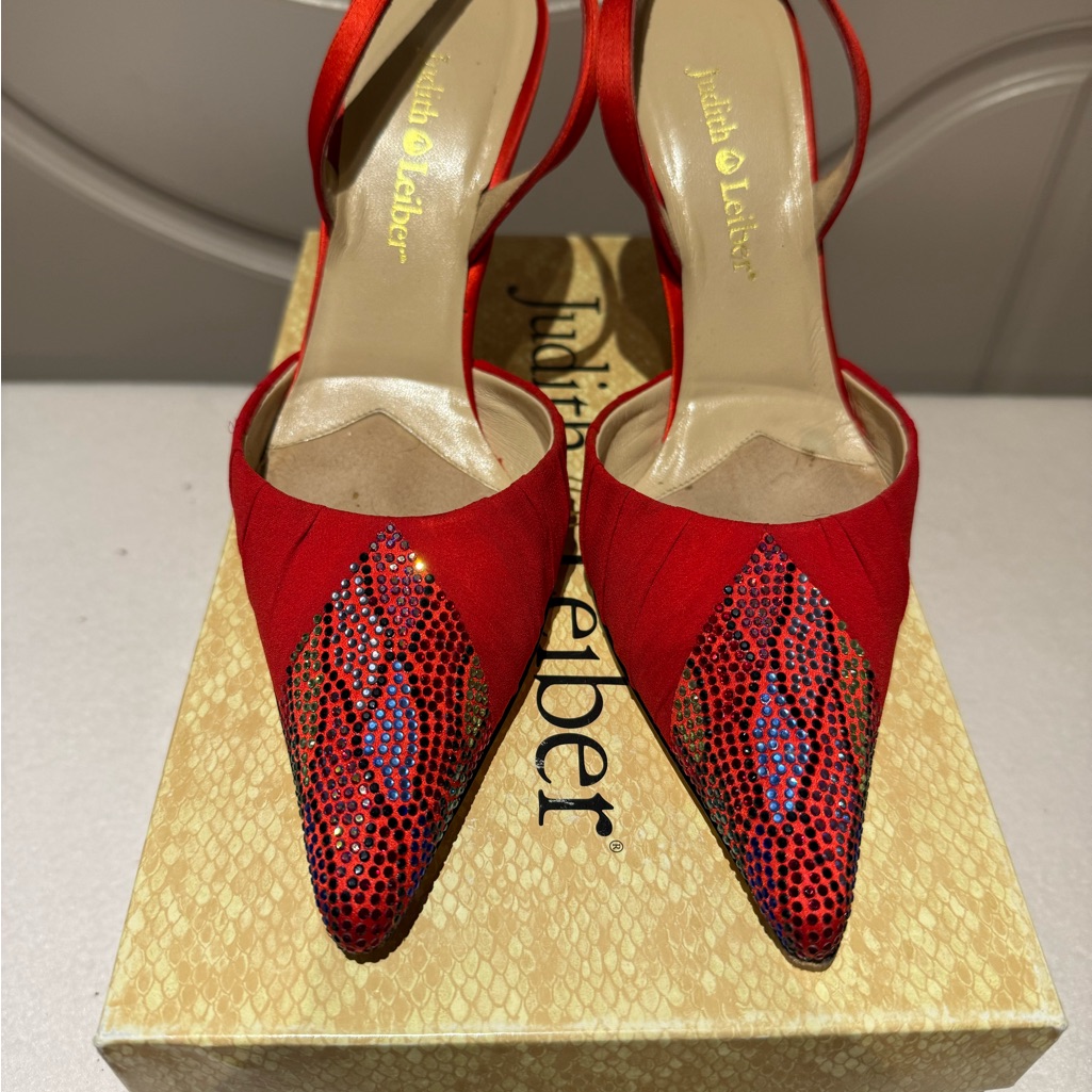Judith Leiber Red Women's Shoes